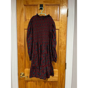Polo Ralph Lauren | Dresses | Polo Ralph Lauren Big Girls Long Sleeves  Paisley Smocked Cotton Dress Belveder | Poshmark